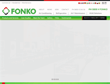 Tablet Screenshot of fonko.co.nz